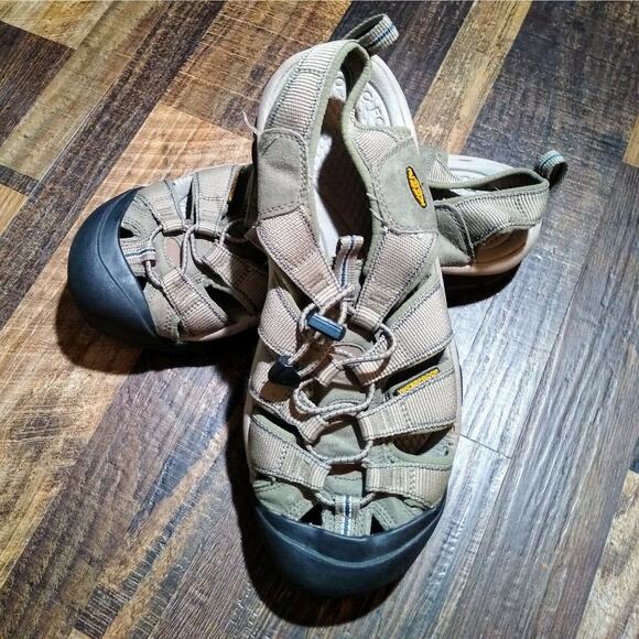 Men’s 11 Keen Newport H2 Sport Sandals Fisherman Quick Fit Sandals Green - Picture 2 of 5